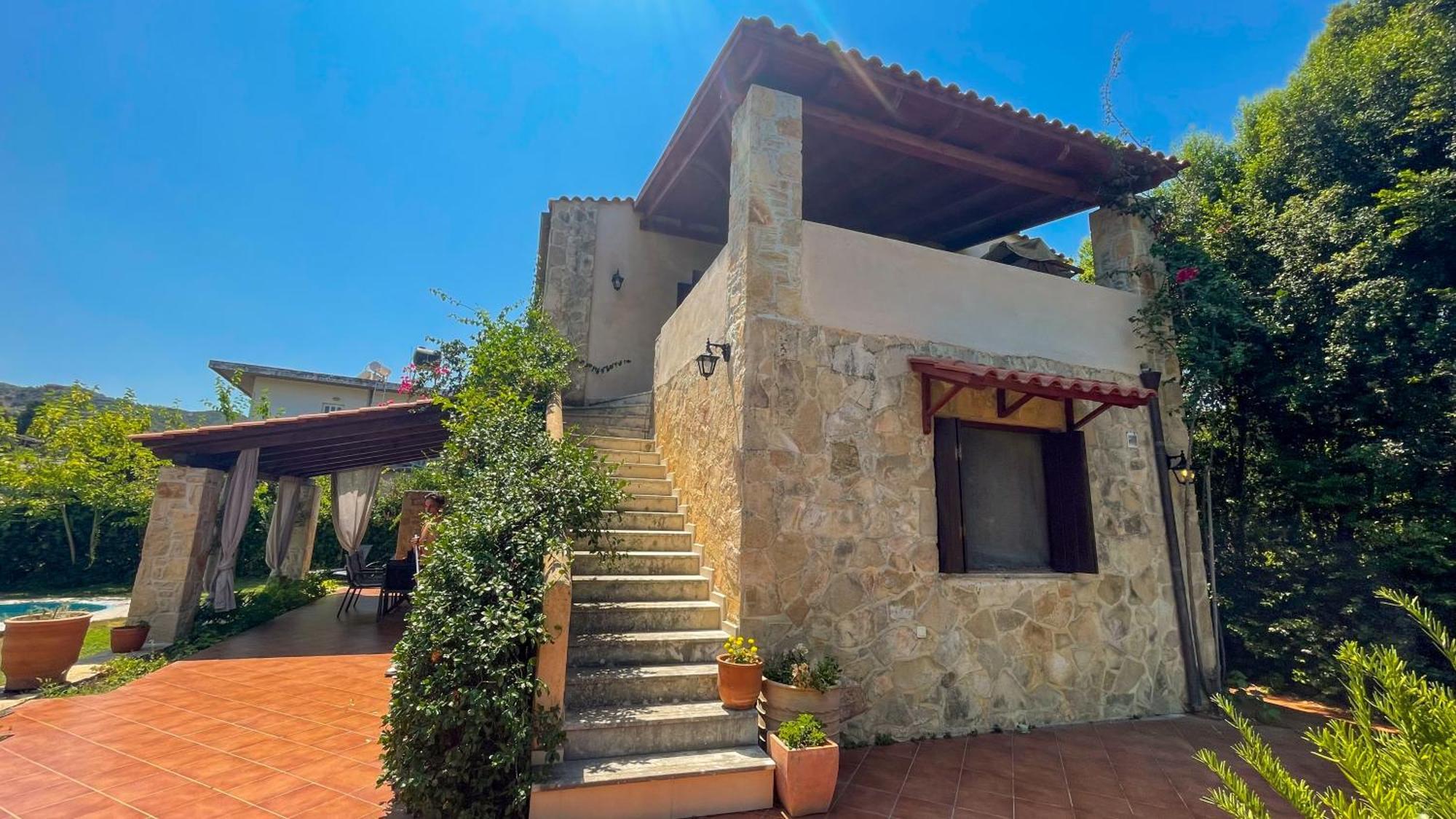 Villa Skine With Private Pool And Garden Chania  Buitenkant foto