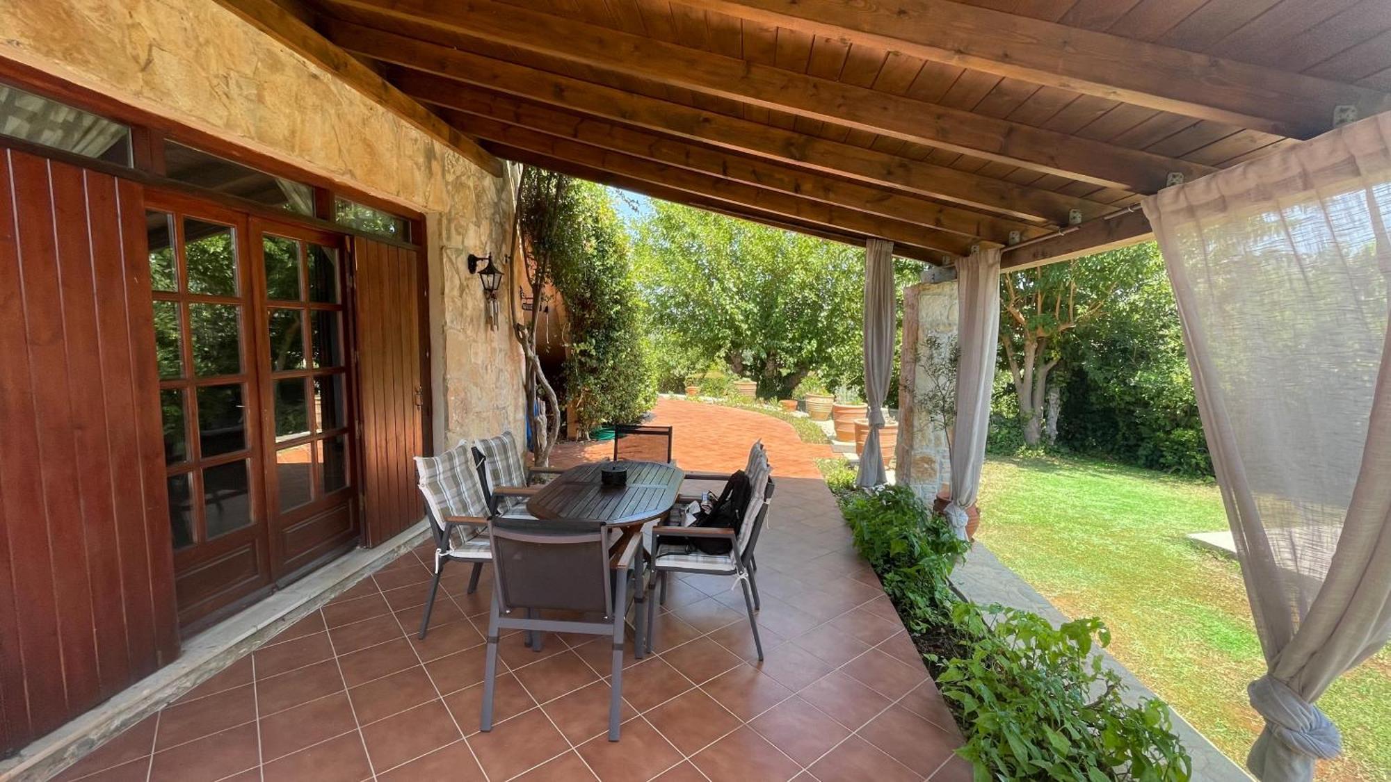 Villa Skine With Private Pool And Garden Chania  Buitenkant foto