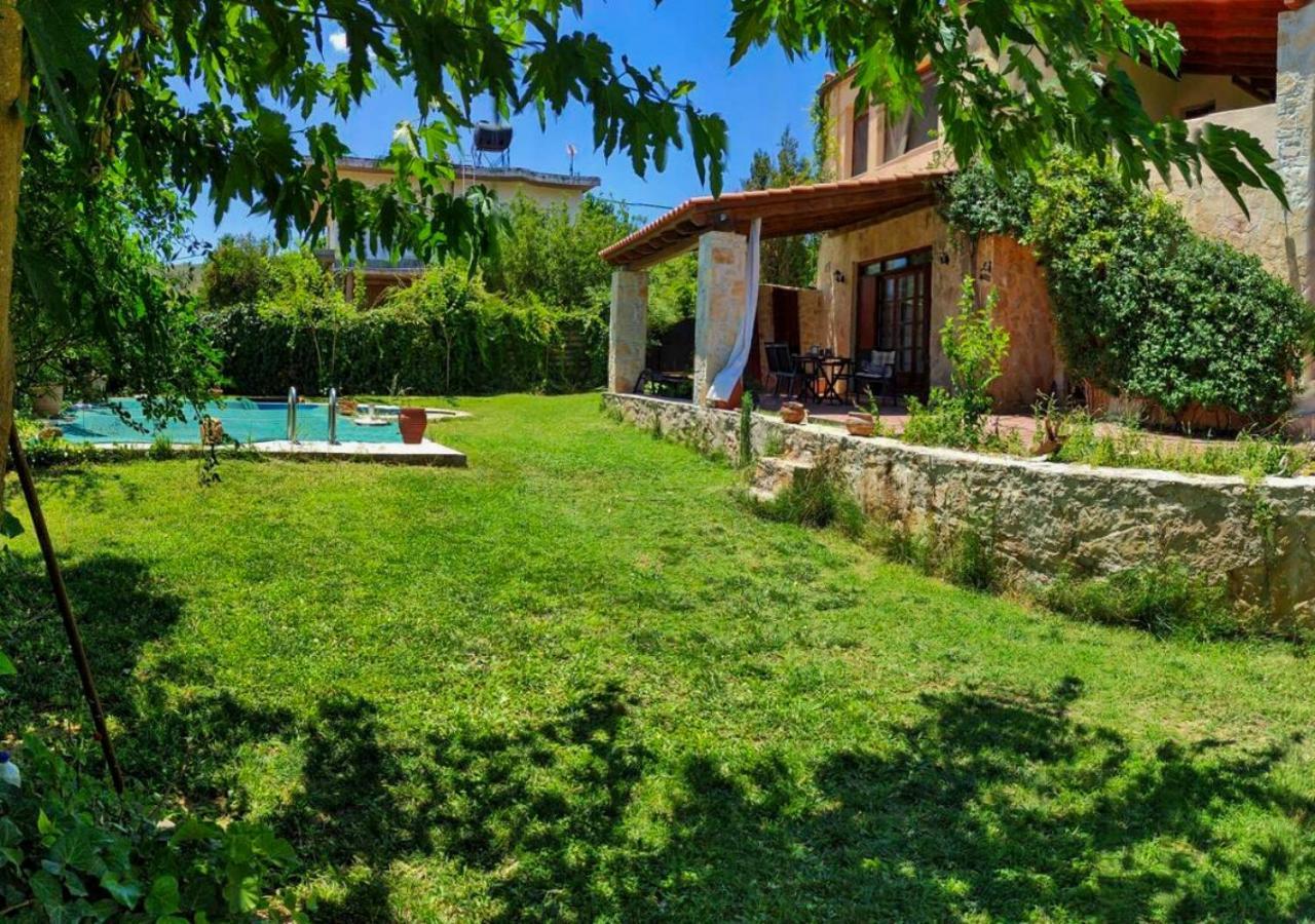 Villa Skine With Private Pool And Garden Chania  Buitenkant foto