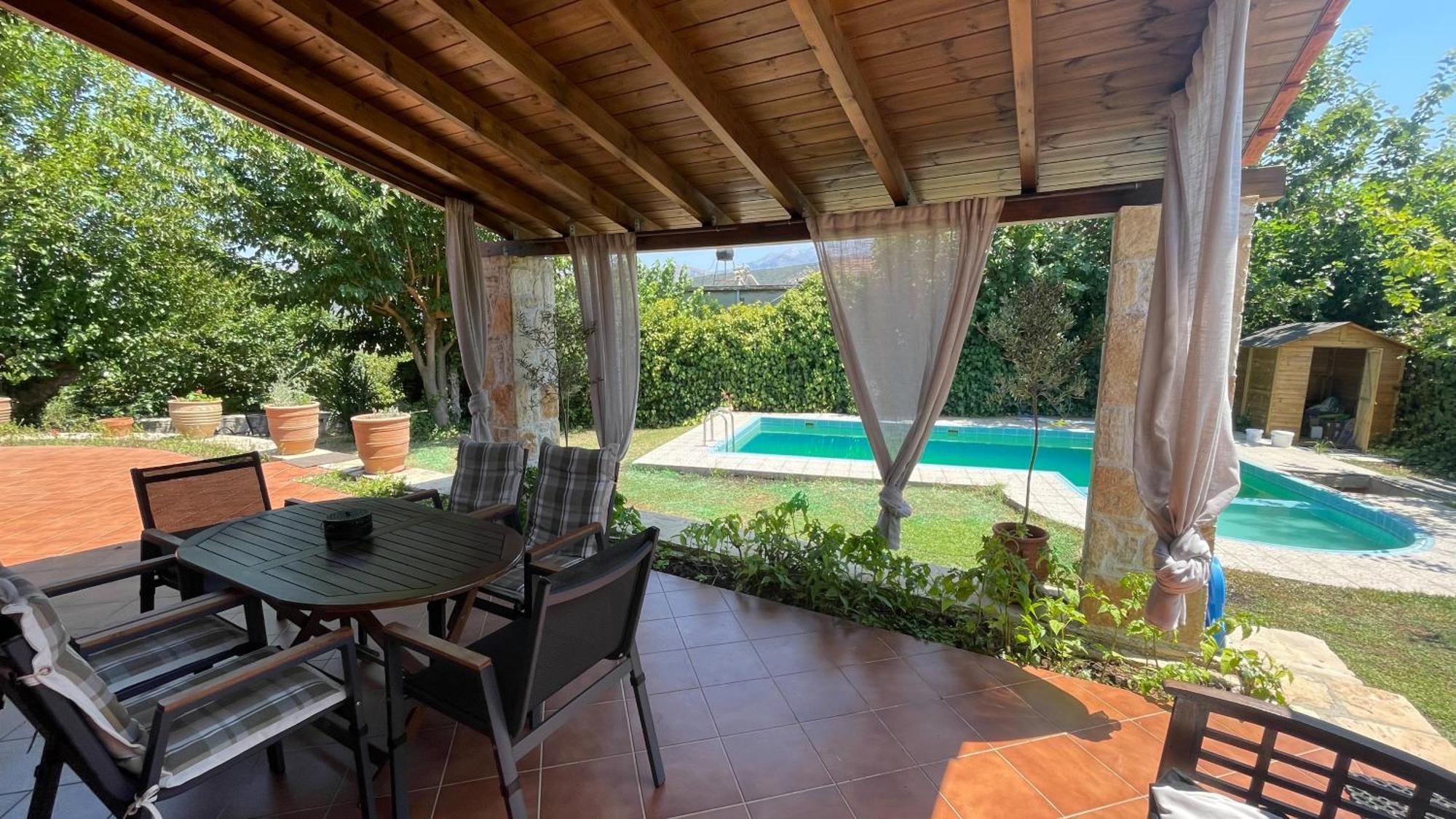 Villa Skine With Private Pool And Garden Chania  Buitenkant foto
